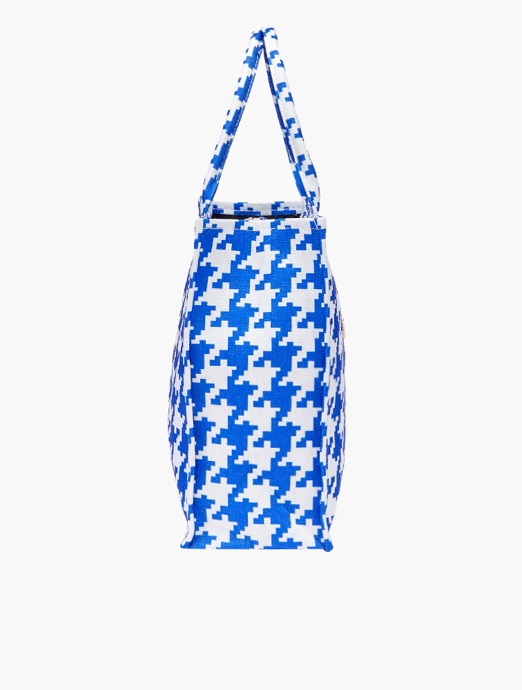 MyRunway Shop Scotty Bags & Co. Azure Blue The Houndstooth Shopper